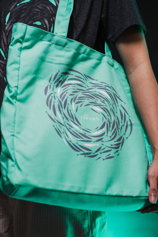 Against The Current Recycled Tote Bag