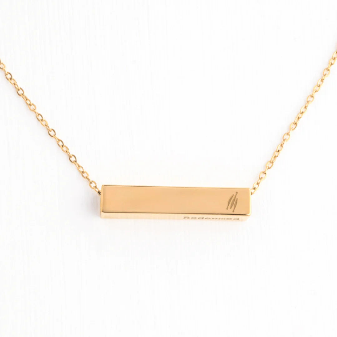 The Chosen Four-sided Gold Necklace
