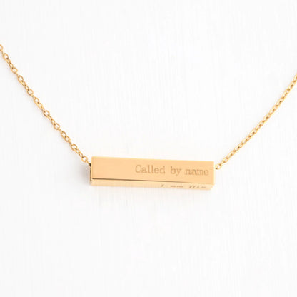 The Chosen Four-sided Gold Necklace