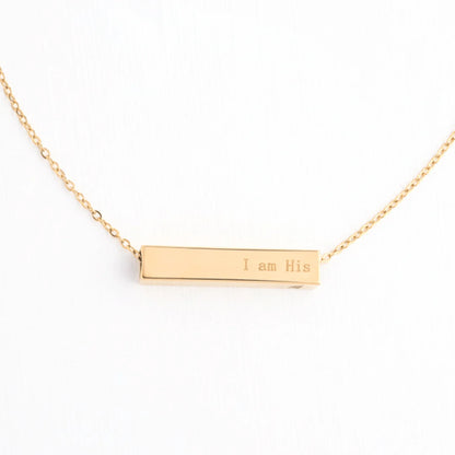 The Chosen Four-sided Gold Necklace