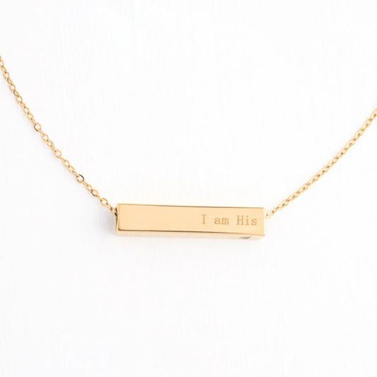 The Chosen Four-sided Gold Necklace