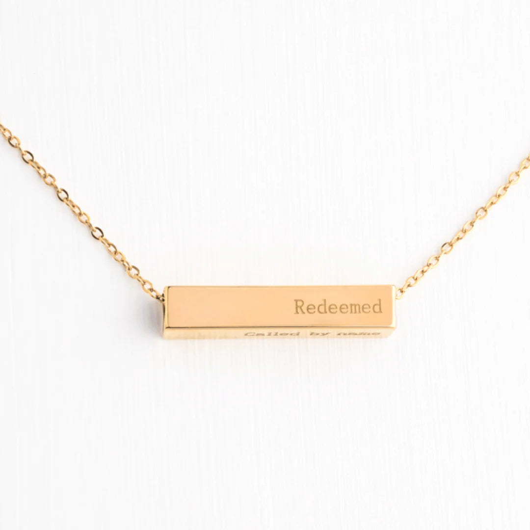 The Chosen Four-sided Gold Necklace