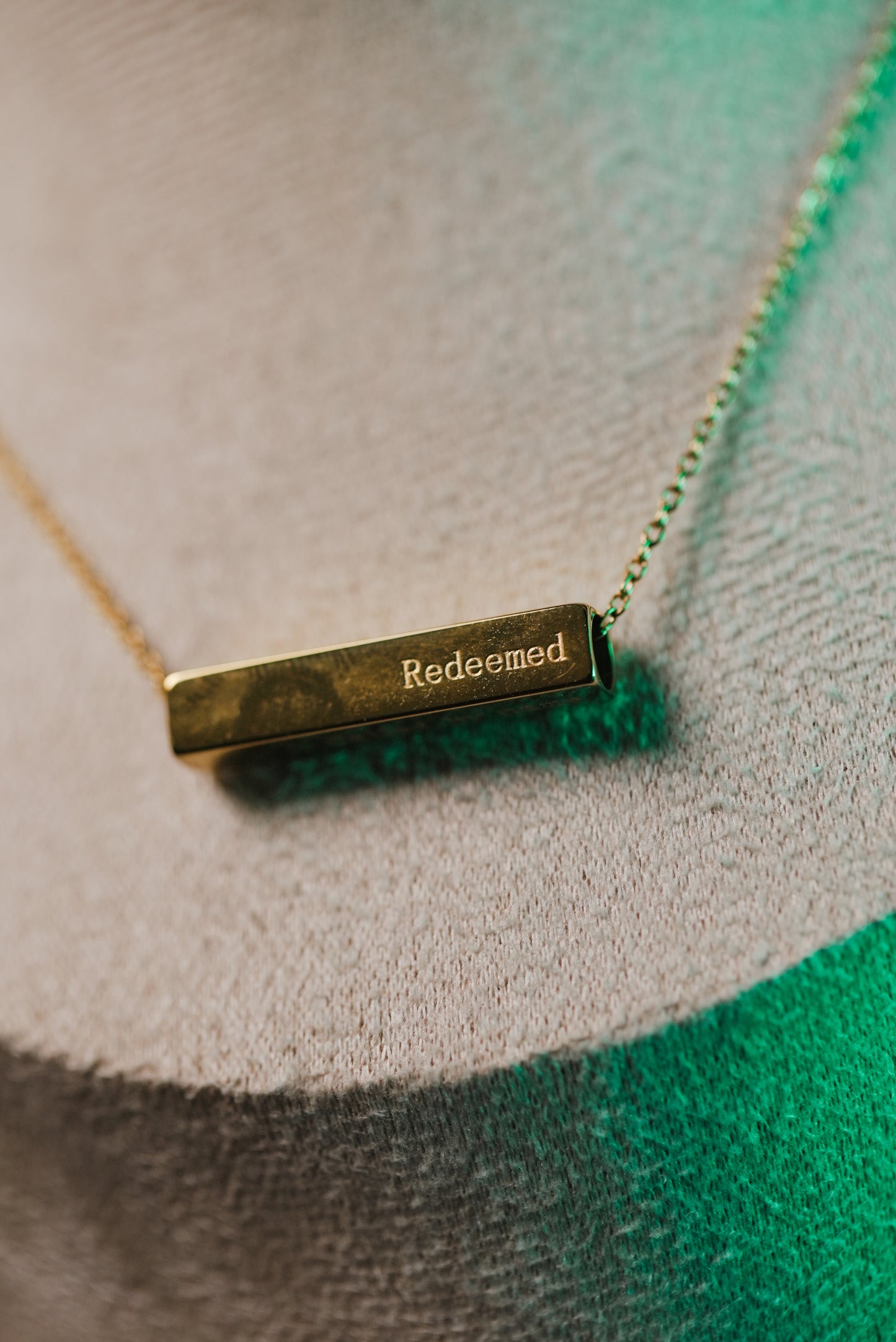 The Chosen Four-sided Gold Necklace