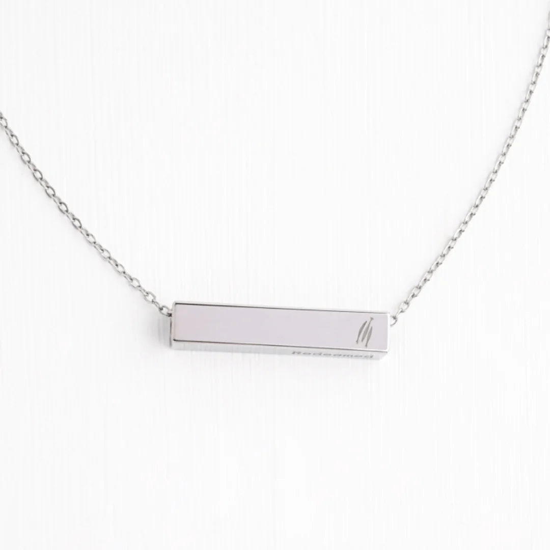 The Chosen Four-Sided Silver Necklace