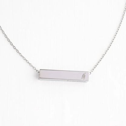 The Chosen Four-Sided Silver Necklace