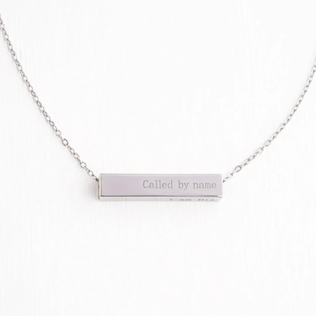 The Chosen Four-Sided Silver Necklace