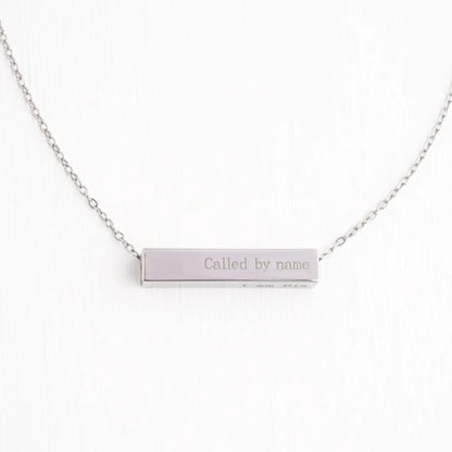 The Chosen Four-Sided Silver Necklace