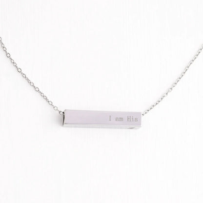 The Chosen Four-Sided Silver Necklace