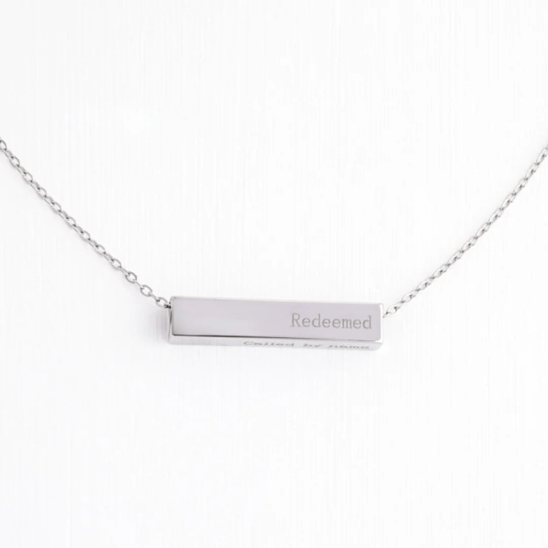 The Chosen Four-Sided Silver Necklace