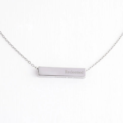 The Chosen Four-Sided Silver Necklace