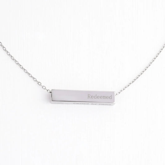 The Chosen Four-Sided Silver Necklace