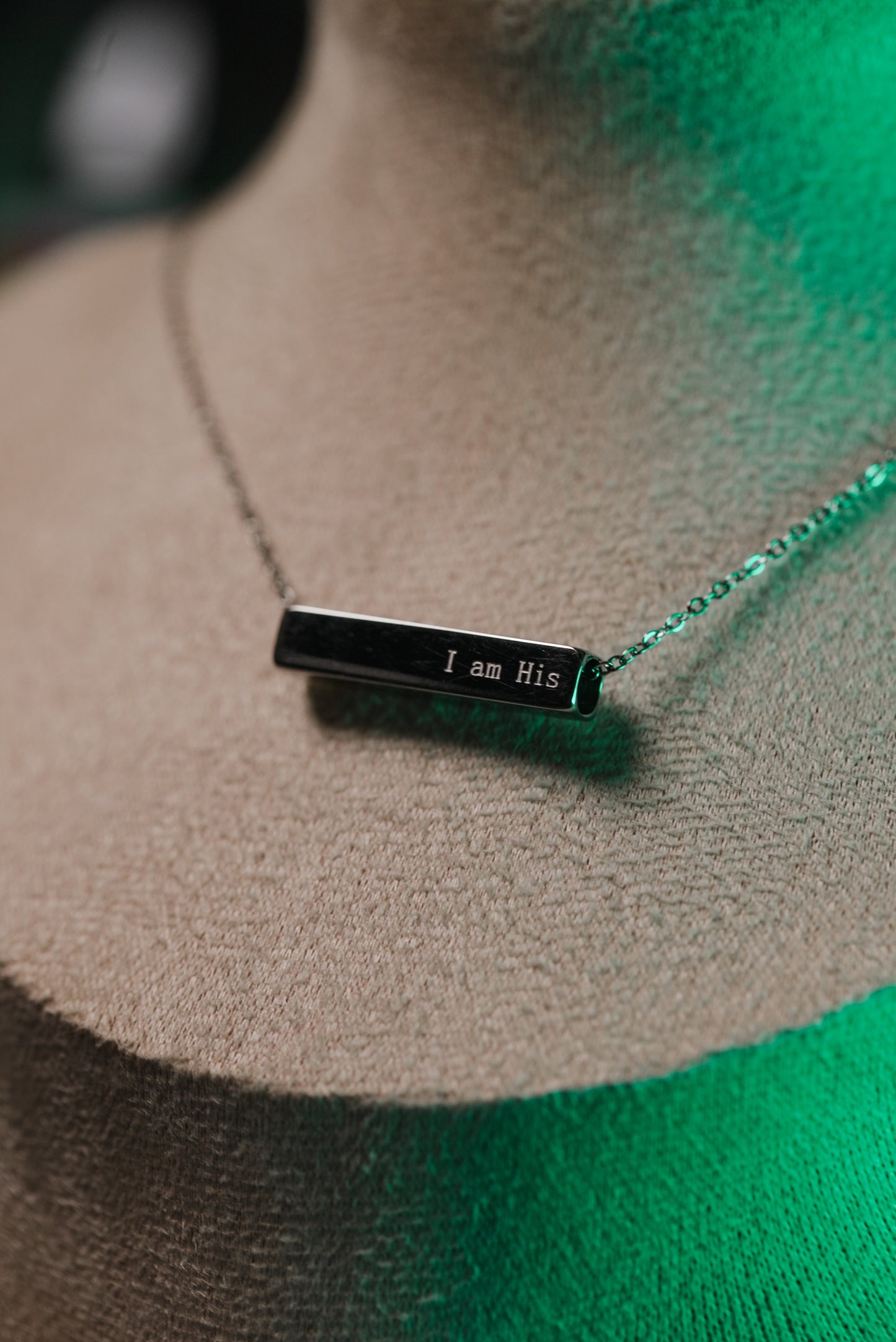 The Chosen Four-Sided Silver Necklace